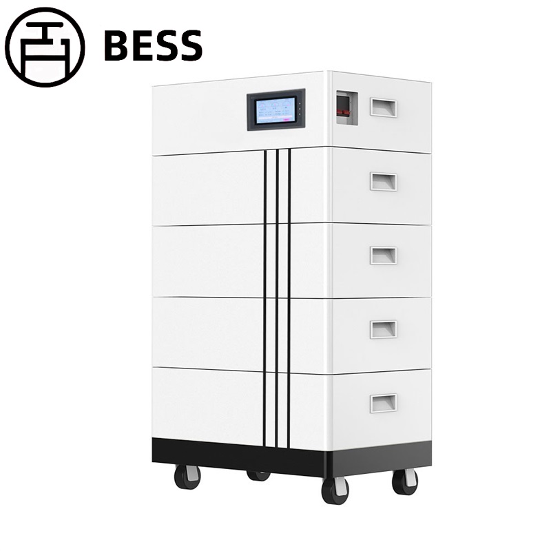 BESS 5千瓦⋅時机架式家用储能电池太陽能高压